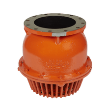 Load image into Gallery viewer, 100mm 4&quot;  Kirloskar FOOT Valve ,IS 4038,Cat No.  CI FOOT VALVE (IS1538 T- 4 &amp; 6),PN0.2 Flg FF IS 1538 Tbl 4&amp;6 , Cast Iron BODY ,Cast Iron Door ,Hing Pin NA, Door Facing: Nat Rubber