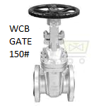 NSSL Make GATE(IBR) Valve,Cat No: GTV WCB 150# DF,Type:Bolted Bonet,150# Flanged ANSI RF, WCB  Body ,WCB Wedge ,Shaft :-SS410 ,Seat :HF(Stelited 6),Wedge Ring :13% Cr., HandWheel Operation - Valvesekart