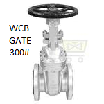 NSSL Make GATE(IBR) Valve,Cat No: GTV WCB 300# DF,Type:Bolted Bonet,300# Flanged ANSI RF, WCB  Body ,WCB Wedge ,Shaft :-SS410 ,Seat :HF(Stelited 6),Wedge Ring :13% Cr., HandWheel Operation - Valvesekart