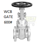 NSSL Make GATE(IBR) Valve,Cat No: GTV WCB 600# DF,Type:Bolted Bonet,600# Flanged ANSI RF, WCB  Body ,WCB Wedge ,Shaft :-SS410 ,Seat :HF(Stelited 6),Wedge Ring :13% Cr., HandWheel Operation - Valvesekart