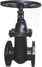 Load image into Gallery viewer, Kirloskar  Cast Iron ISI Sluice Valve PN1.0 Cat No:NRSV PN1.0 (12CR12-GM-IS). Flanged FF IS 1538 Tbl 4&amp;6 , Cast Iron BODY ,Cast Iron Wedge ,Shaft :-SS410 ,Seat :Bronze,Wedge Ring :Bronze, HandWheel Operation - Valvesekart