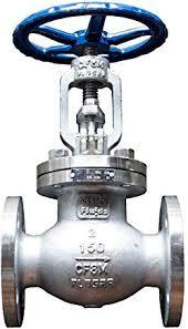 NSSL Make GLOBE Valve,Cat No: GBV WC6 300# DF,Type:Bolted Bonet,300# Flanged ANSI RF, WC6  Body ,WC6 Wedge ,Shaft :-SS410 ,Seat :13% Cr.,Wedge Ring :13% Cr., Manual (GearBox) Operation - Valvesekart