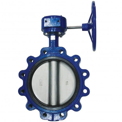 Crane Make Center Line (RS) Wafer Lugged Butterfly Valve ,Body : SG Iron ,Disc: SG Iron, PN16 Liner:-EPDM,Shaft:-SS420, Gear Box Operated - Valvesekart