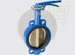 L&T Make aquaseal BFLY Wafer Valve, Cat. No:- 2IWN4SL, PN16 ,Body :Cast Iron,Disc: SS304,Integrally Moulded Body Liner: Nitrile Operation:-Handlever - Valvesekart