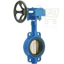 Crane Make Center Line Butterfly Valve ,Body :Cast Iron,Disc:SG Iron,PN10 Liner:-EPDM,Shaft:-SS420,Manual (GearBox) Operated - Valvesekart