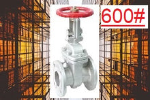 Load image into Gallery viewer, Leader Gate Valve 600 CLASS Cat No: CCS-003,Type:Bolted Bonet,600# Flanged ANSI RF, WCB BODY ,WCB Wedge ,Shaft :-SS410 ,Body Seat &amp;,Wedge facing :13% Cr.,Hand Wheel Operated