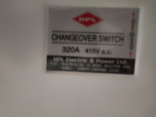 Load image into Gallery viewer, HPL 320 AMP Changeover Switch- Off Load Side Handle in Enclosure - 320A -4 Pole-415V-COS4FP320