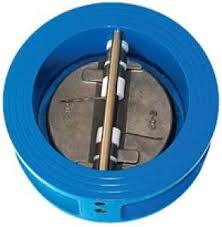 Kirloskar Make Duel Plate Check(Reflux) Valve , Cat No :DPCV CI WFR 125#,Body :Cast Iron,Disc:-:WCB,125# Wafer,Body Seat:-Nitrile,Disc Seal:-SS410,Hing Pin:-SS410 - Valvesekart