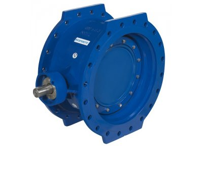 Kirloskar Double Flanged Single ecentric Short Patteran BS 5155 Butterfly Valve ,Body :Cast Iron,Disc:- Cast Iron,PN16 Retainer Ring :-SS304,Disc Seal:-Nitrile,Shaft:-SS410,HandWheel Operated - Valvesekart